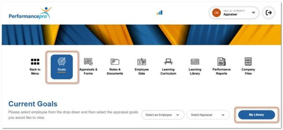 Performance Pro - My Library - Managers Creating and Deleting Goals ...