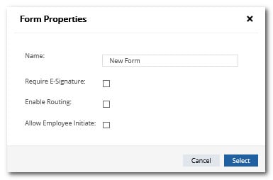 Legacy - Performance Pro - Creating a New Company Form Template